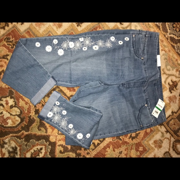 embellished petite jeans